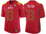 2017 PRO BOWL AFC TY HILTON RED GAME JERSEY