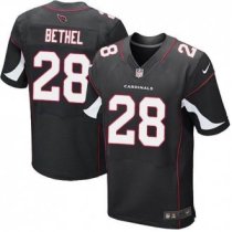 Nike Arizona Cardinals -28 Justin Bethel Black Alternate Men's Stitched NFL Elite Jersey