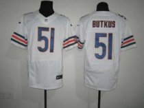 Nike Bears -51 Dick Butkus White Stitched NFL Elite Jersey