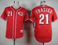 Cincinnati Reds -21 Todd Frazier Red Cool Base Stitched MLB Jersey