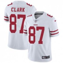 Nike 49ers -87 Dwight Clark White Stitched NFL Vapor Untouchable Limited Jersey