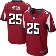 Nike Falcons -25 William Moore Red Team Color Men's Stitched NFL Elite Jersey