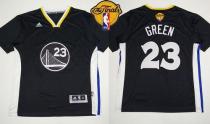Golden State Warriors -23 Draymond Green Black New Alternate The Finals Patch Stitched NBA Jersey