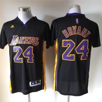 Revolution 30 Los Angeles Lakers -24 Kobe Bryant Black Purple NO Stitched NBA Jersey
