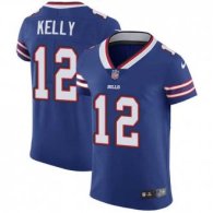 Nike Bills -12 Jim Kelly Royal Blue Team Color Stitched NFL Vapor Untouchable Elite Jersey
