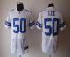 Nike Dallas Cowboys #50 Sean Lee White Men's Stitched NFL Elite Jersey