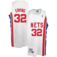 Brooklyn Nets -32 Julius Erving White ABA Retro Swingman Throwback Stitched NBA Jersey