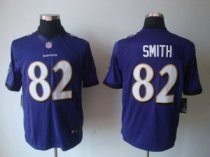 Nike Ravens -82 Torrey Smith Purple Team Color Men Stitched NFL Limited Jersey