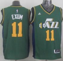 Revolution 30 Utah Jazz -11 Dante Exum Green Stitched NBA Jersey