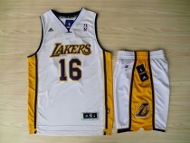 The lakers - 16 gasol fans edition white new fabrics