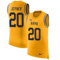 Nike Rams -20 Lamarcus Joyner Gold Stitched NFL Limited Rush Tank Top Jersey