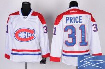Autographed Montreal Canadiens -31 Carey Price Stitched White NHL Jersey