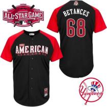 New York Yankees -68 Dellin Betances Black 2015 All-Star American League Stitched MLB Jersey