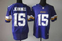 Nike Vikings -15 Greg Jennings Purple Team Color Stitched NFL Elite Jersey