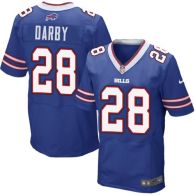 Nike Bills -28 Ronald Darby Royal Blue Team Color Men's Stitched NFL New Elite Jersey