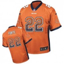 Nike Bears -22 Matt Forte Orange Alternate Stitched NFL Elite Drift Fashion Jersey