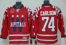 Washington Capitals -74 John Carlson 2015 Winter Classic Red 40th Anniversary Stitched NHL Jersey
