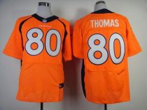 Nike Denver Broncos #80 Julius Thomas Orange Team Color Men's Stitched NFL New Elite Jersey