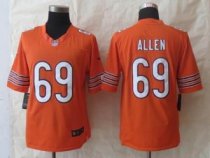 Nike Chicago Bears -69 Jared Allen Orange Alternate NFL Limited Jersey