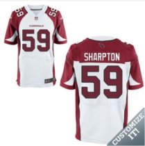 Nike Arizona Cardinals -59 Sharpton Jersey White Elite Road Jersey