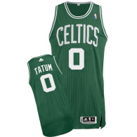 Boston Celtics -0 Jayson Tatum Green Stitched NBA Jersey