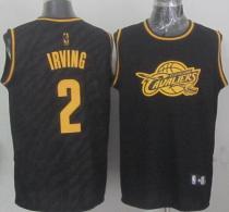 Cleveland Cavaliers -2 Kyrie Irving Black Precious Metals Fashion Stitched NBA Jersey