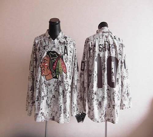 Chicago Blackhawks -10 Patrick Sharp Camouflage Stitched NHL Jersey