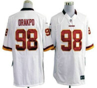 Nike Redskins -98 Brian Orakpo White Stitched NFL Game Jersey