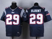 Nike New England Patriots -29 LeGarrette Blount Navy Blue Team Color Mens Stitched NFL Elite Jersey