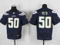 Nike San Diego Chargers #50 Manti Te'o Navy Blue Team Color Men‘s Stitched NFL New Elite Jersey