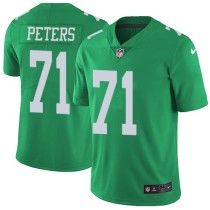 Nike Eagles -71 Jason Peters Green Stitched NFL Limited Rush Jersey