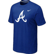 MLB Atlanta Braves Heathered Nike Blue Blended T-Shirt