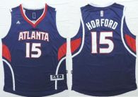 Revolution 30 Atlanta Hawks -15 Al Horford Blue Stitched NBA Jersey