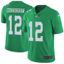 Nike Eagles -12 Randall Cunningham Green Stitched NFL Limited Rush Jersey