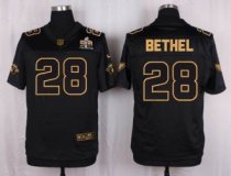 Nike Arizona Cardinals -28 Justin Bethel Pro Line Black Gold Collection Men's Stitched NFL Elite Jer