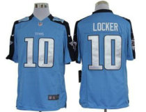 Nike Titans -10 Jake Locker Light Blue Team Color Stitched NFL Limited Jersey