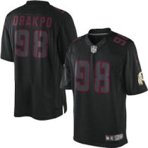 Nike Redskins -98 Brian Orakpo Black Stitched NFL Impact Limited Jersey