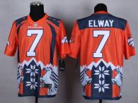 Nike Denver Broncos #7 John Elway Orange Men's Stitched NFL Elite Noble Fashion Jersey