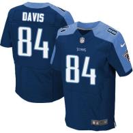 Nike Titans -84 Corey Davis Navy Blue Alternate Stitched NFL Elite Jersey