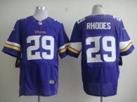 Nike Minnesota Vikings #29 Xavier Rhodes Purple Team Color Men's Stitched NFL Elite Jersey