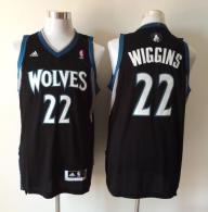 Revolution 30 Minnesota Timberwolves -22 Andrew Wiggins Black Stitched NBA Jersey