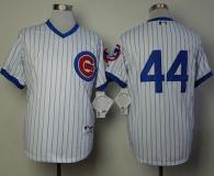 Chicago Cubs -44 Anthony Rizzo White 1988 Turn Back The Clock Stitched MLB Jersey