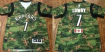 Toronto Raptors -7 Kyle Lowry Camo Pride Stitched NBA Jersey