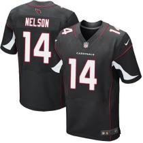 Nike Arizona Cardinals -14 JJ Nelson Black Alternate Stitched NFL Elite Jersey