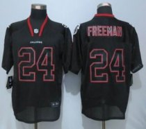 Nike Atlanta Falcons 24 Devonta Freeman Lights Out Black Elite Jersey