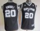 San Antonio Spurs #20 Manu Ginobili Black Youth Stitched NBA Jersey