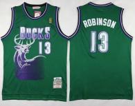 Mitchell And Ness Milwaukee Bucks -13 Glenn Robinson Green Throwback Stitched NBA Jersey