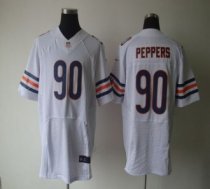 Nike Bears -90 Julius Peppers White Stitched NFL Elite Jersey