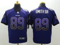 Nike Ravens -89 Steve Smith Sr Purple Team Color Men's Stitched NFL Elite Drift Fashion Jersey