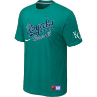 MLB Kansas City Royals Green Nike  Short Sleeve Practice T-Shirt